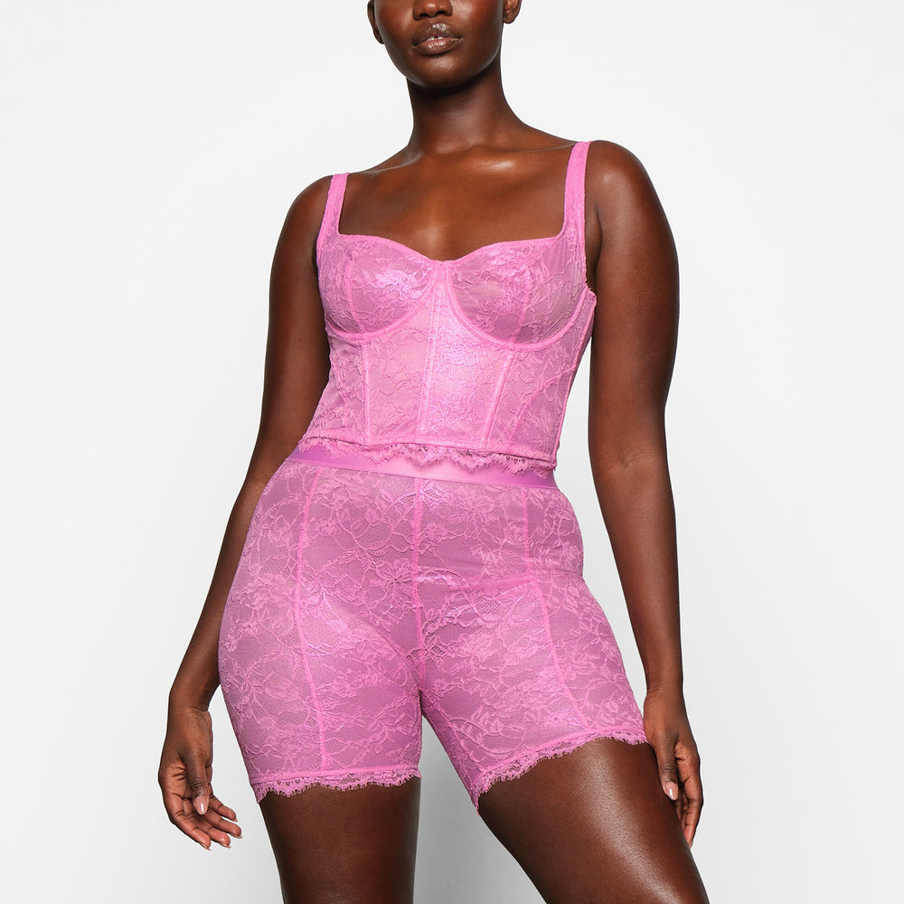 Skims LACE Korte Broek Roze | 35DIWTOUN