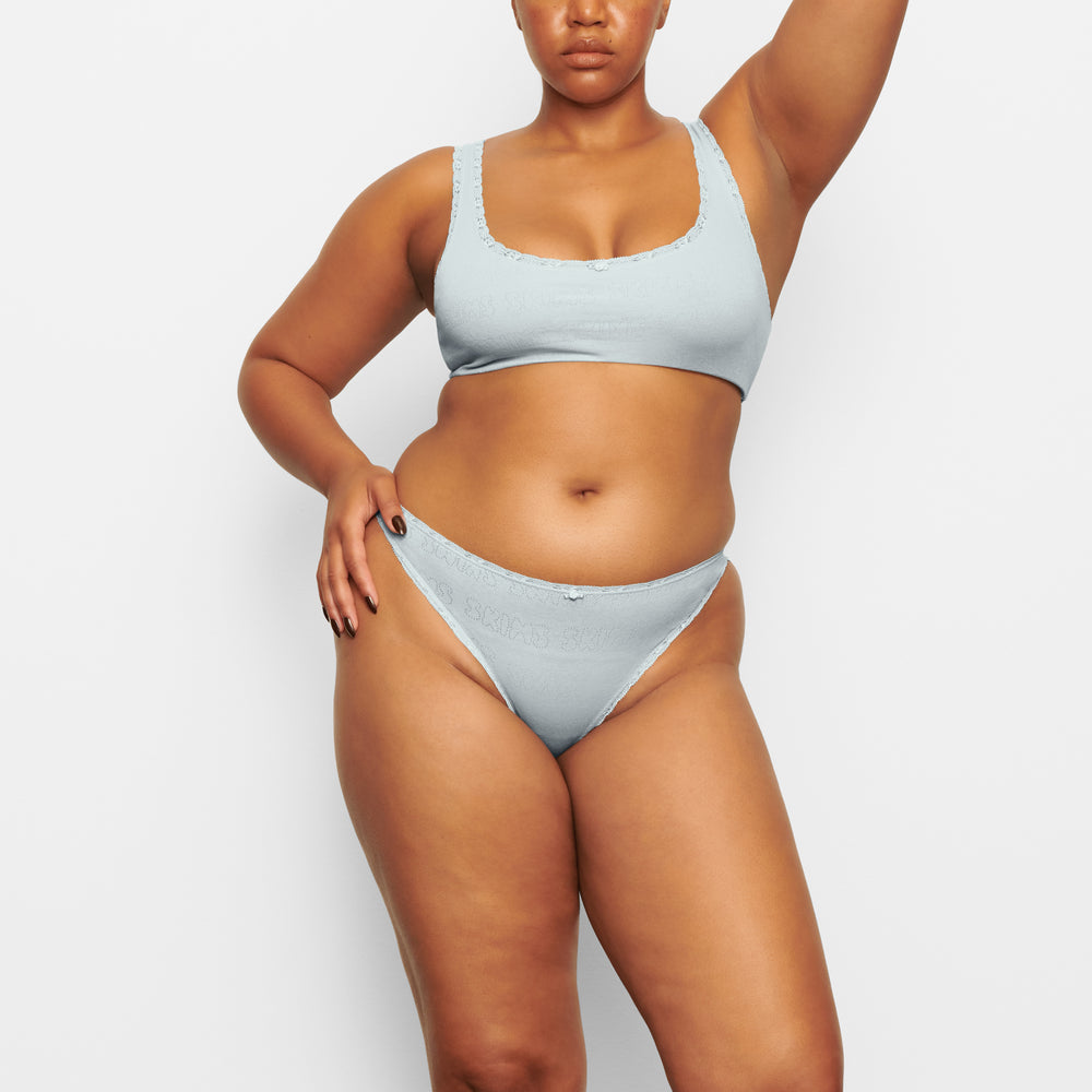 Skims LACE POINTELLE CHEEKY Brief Blauw | 85BNMTORF