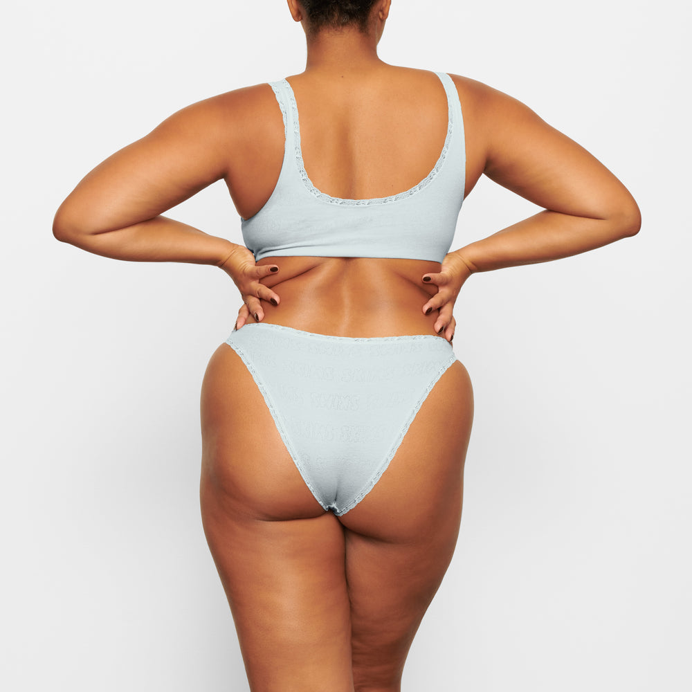 Skims LACE POINTELLE CHEEKY Brief Blauw | 85BNMTORF