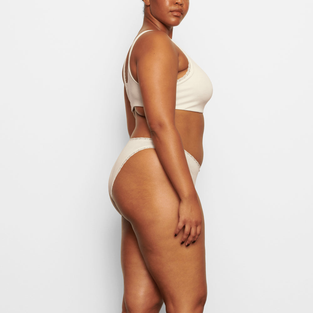 Skims LACE POINTELLE CHEEKY Brief Wit | 69UQNKHAT