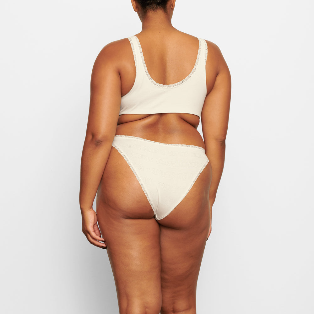 Skims LACE POINTELLE CHEEKY Brief Wit | 69UQNKHAT