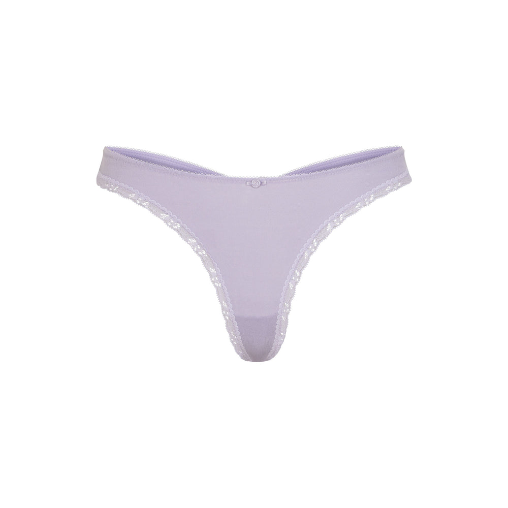 Skims LACE POINTELLE Thong Lavendel | 38MRFJNBU