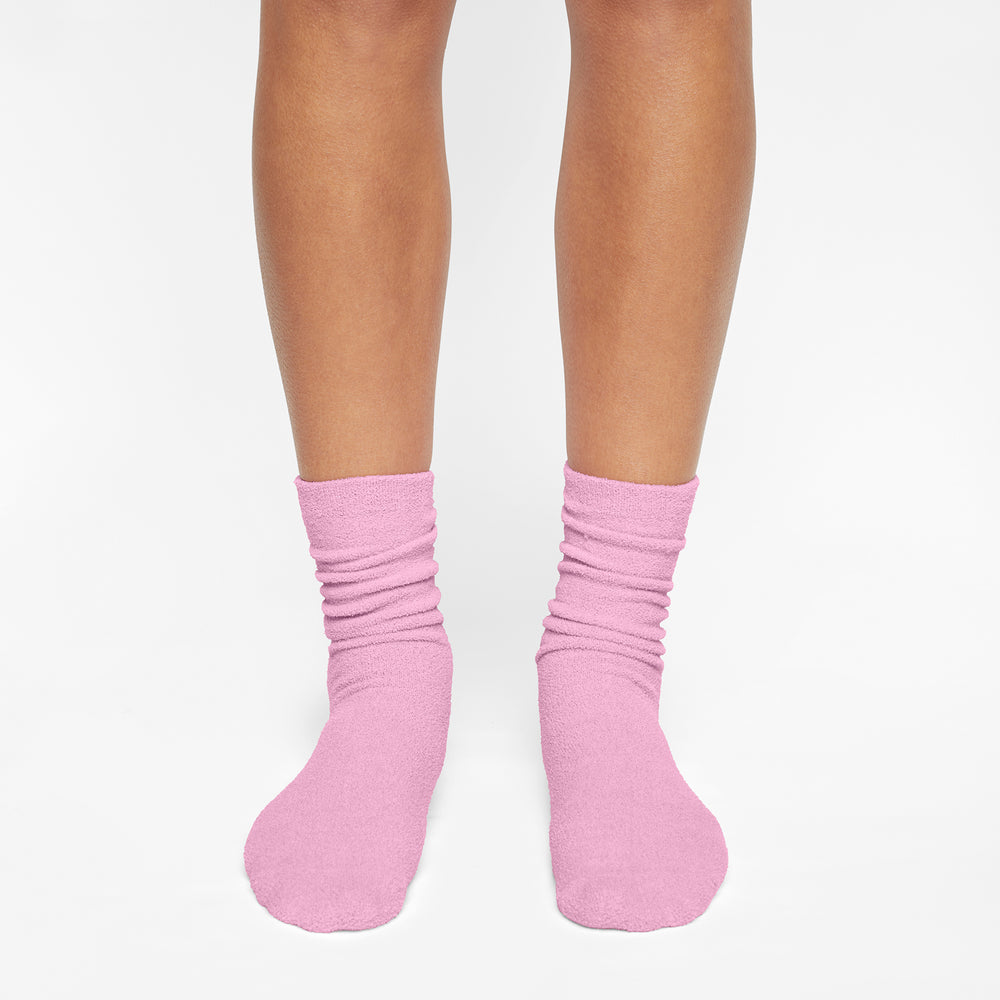 Skims LIGHT COZY KNIT Sokken Roze | 34GXODYMF
