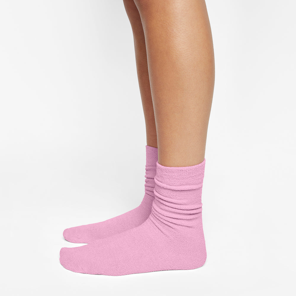 Skims LIGHT COZY KNIT Sokken Roze | 34GXODYMF