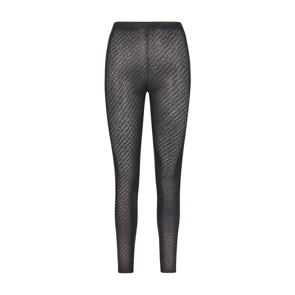 Skims LOGO MESH FOIL Leggings Zwart | 90MHIRZFA
