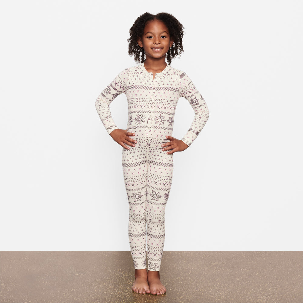 Skims LOGO POINTELLE HENLEY ONESIE Kinderen Room | 51CTBANFQ