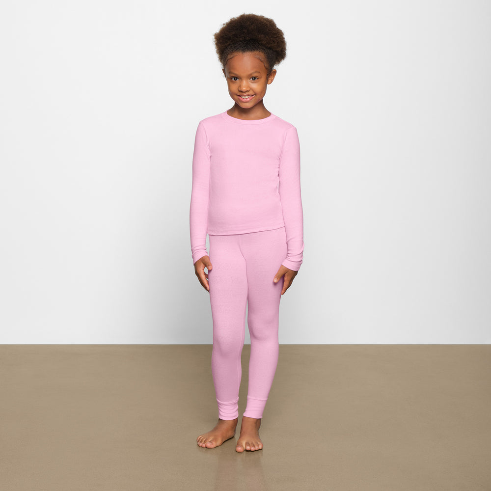 Skims LOGO POINTELLE SET Kinderen Roze | 01VGZCEAN