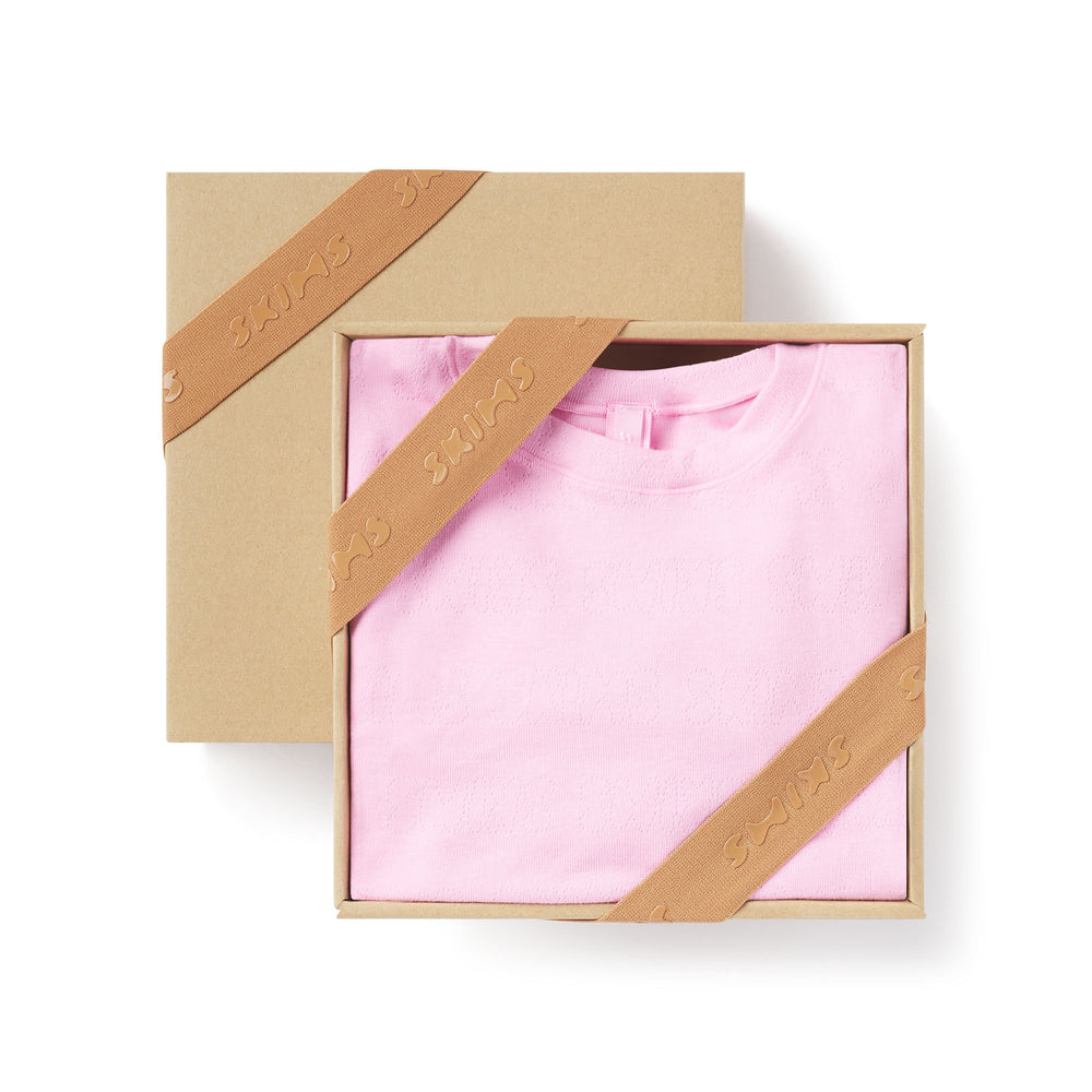 Skims LOGO POINTELLE SET Kinderen Roze | 01VGZCEAN