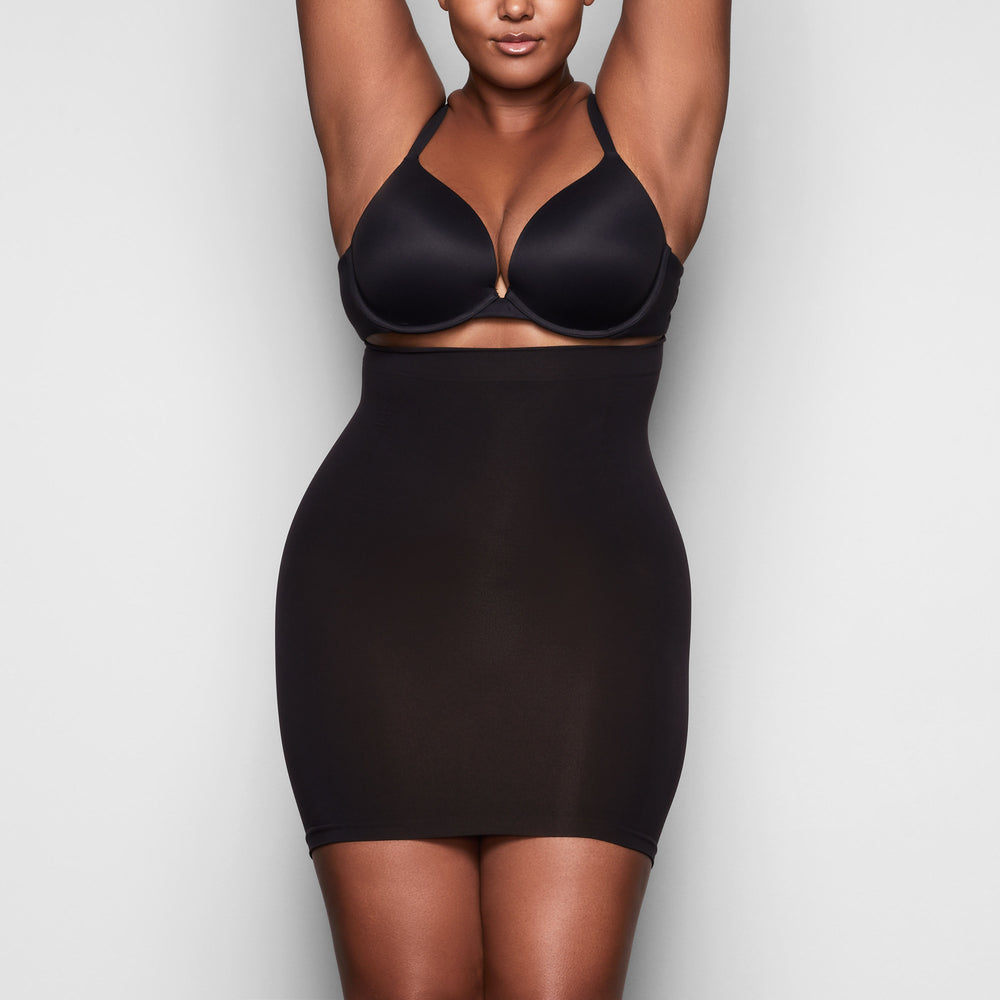 Skims LONG SLIP Rok Zwart | 28UITOQSH