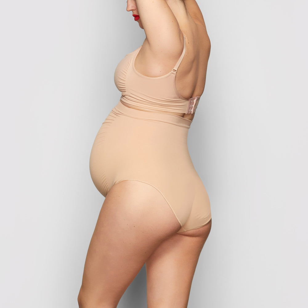 Skims MATERNITY NURSING SCULPTING BRA Maternity Shapewear Beige | 53BKARDXV