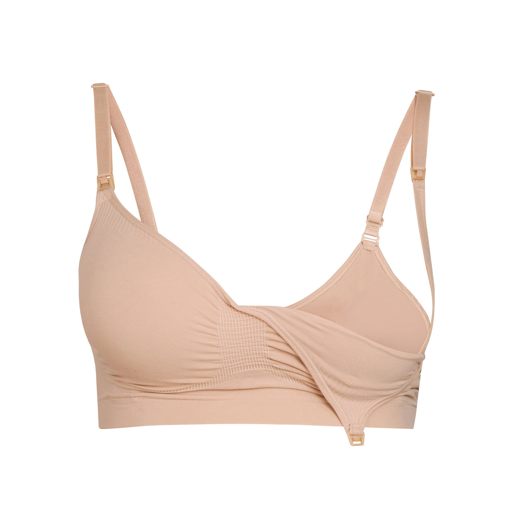 Skims MATERNITY NURSING SCULPTING BRA Maternity Shapewear Beige | 85FHNAVIO