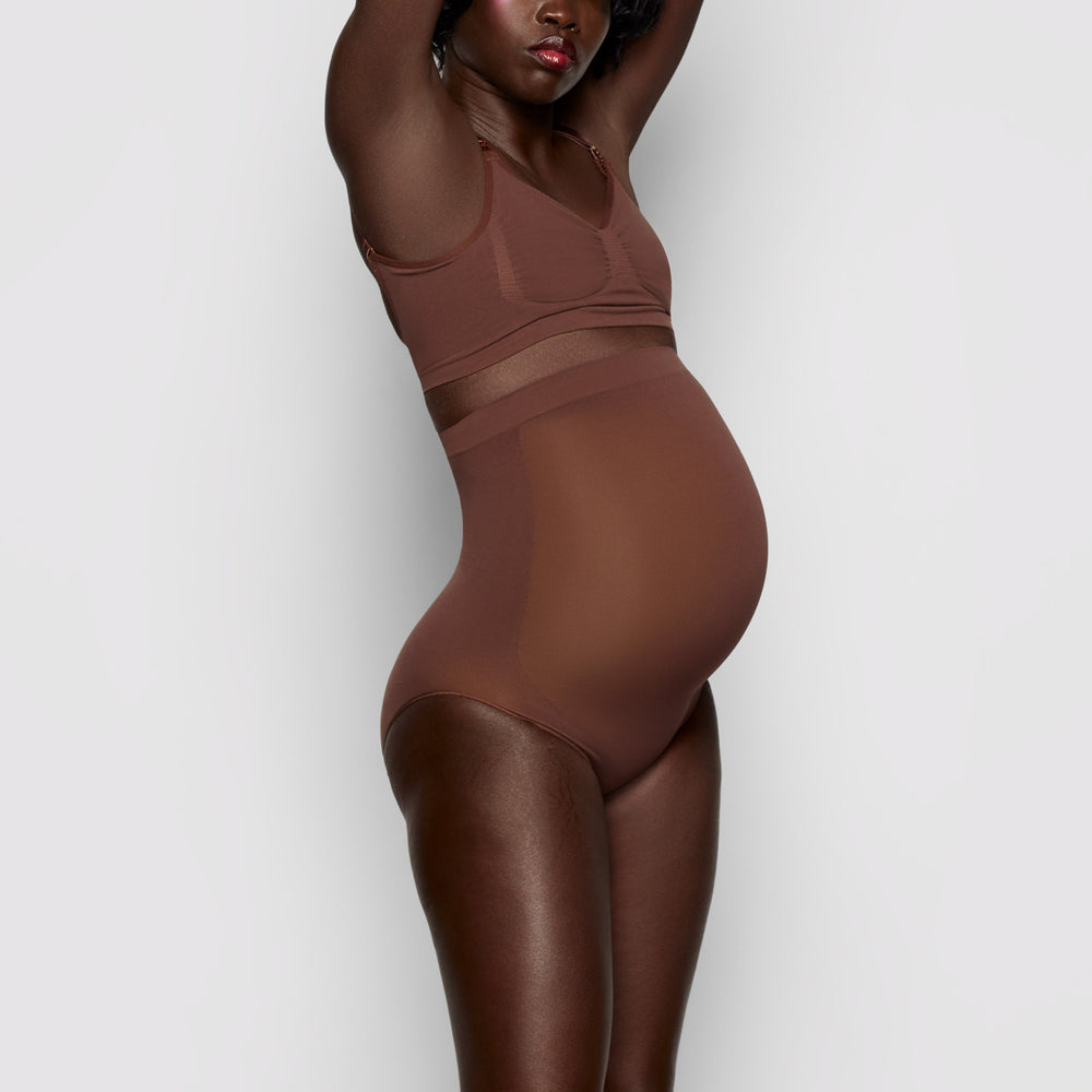 Skims MATERNITY NURSING SCULPTING BRA Maternity Shapewear Chocola | 89TLJPSHW