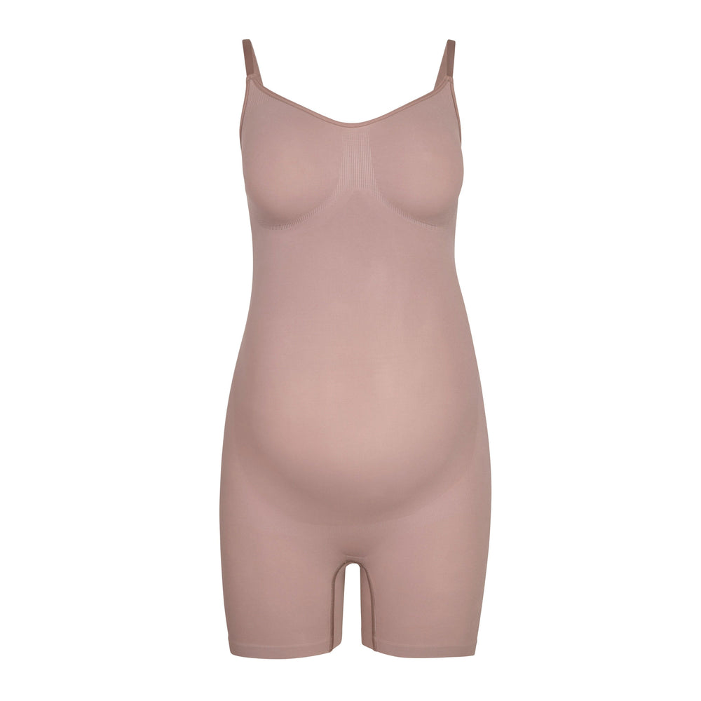 Skims MATERNITY SCULPTING BODYSUIT MID THIGH Maternity Shapewear Bruin | 26OHBEFGU