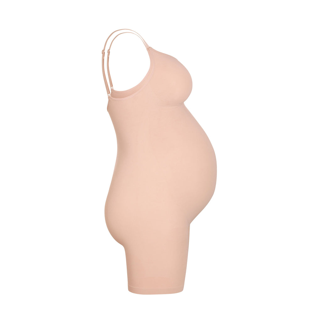 Skims MATERNITY SCULPTING BODYSUIT MID THIGH Maternity Shapewear Beige | 29OXHUYRP