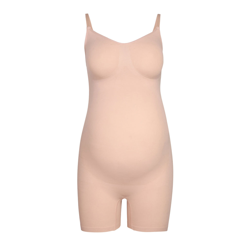 Skims MATERNITY SCULPTING BODYSUIT MID THIGH Maternity Shapewear Beige | 29OXHUYRP