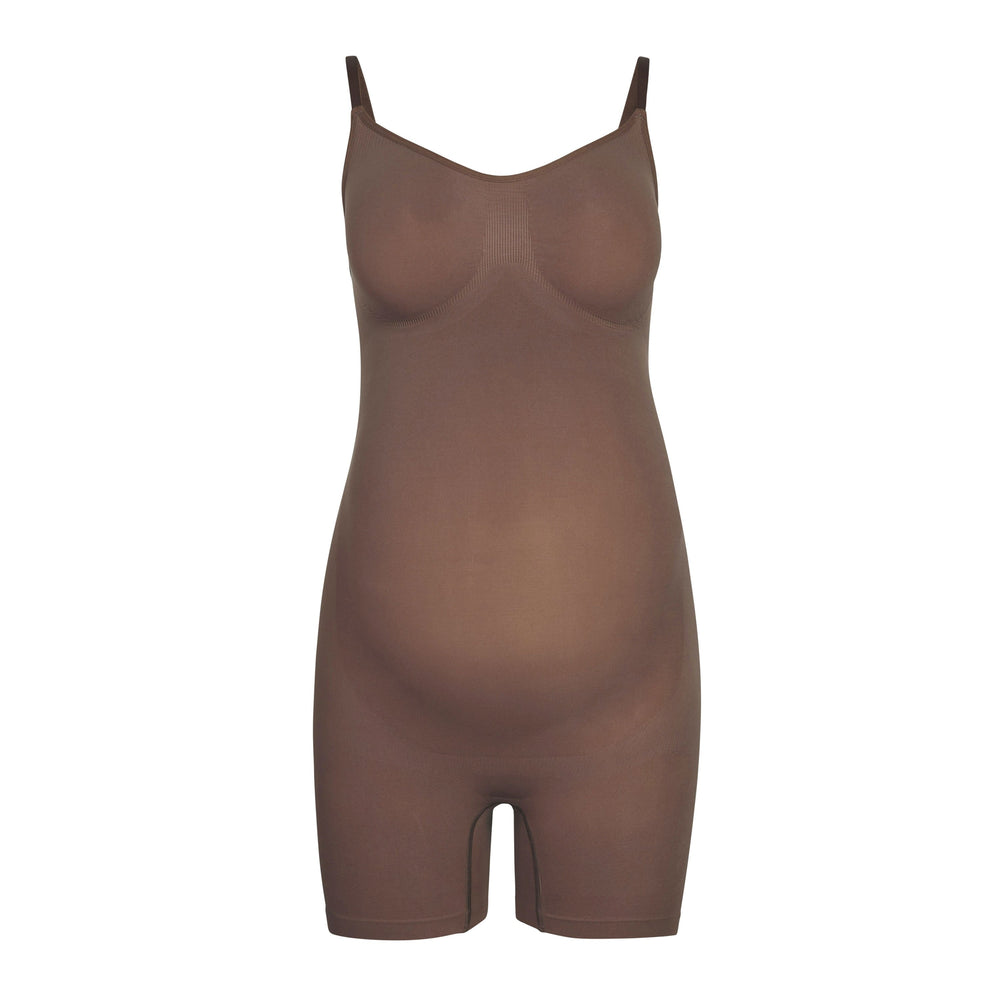Skims MATERNITY SCULPTING BODYSUIT MID THIGH Maternity Shapewear Abrikoos | 48IWFJUHC