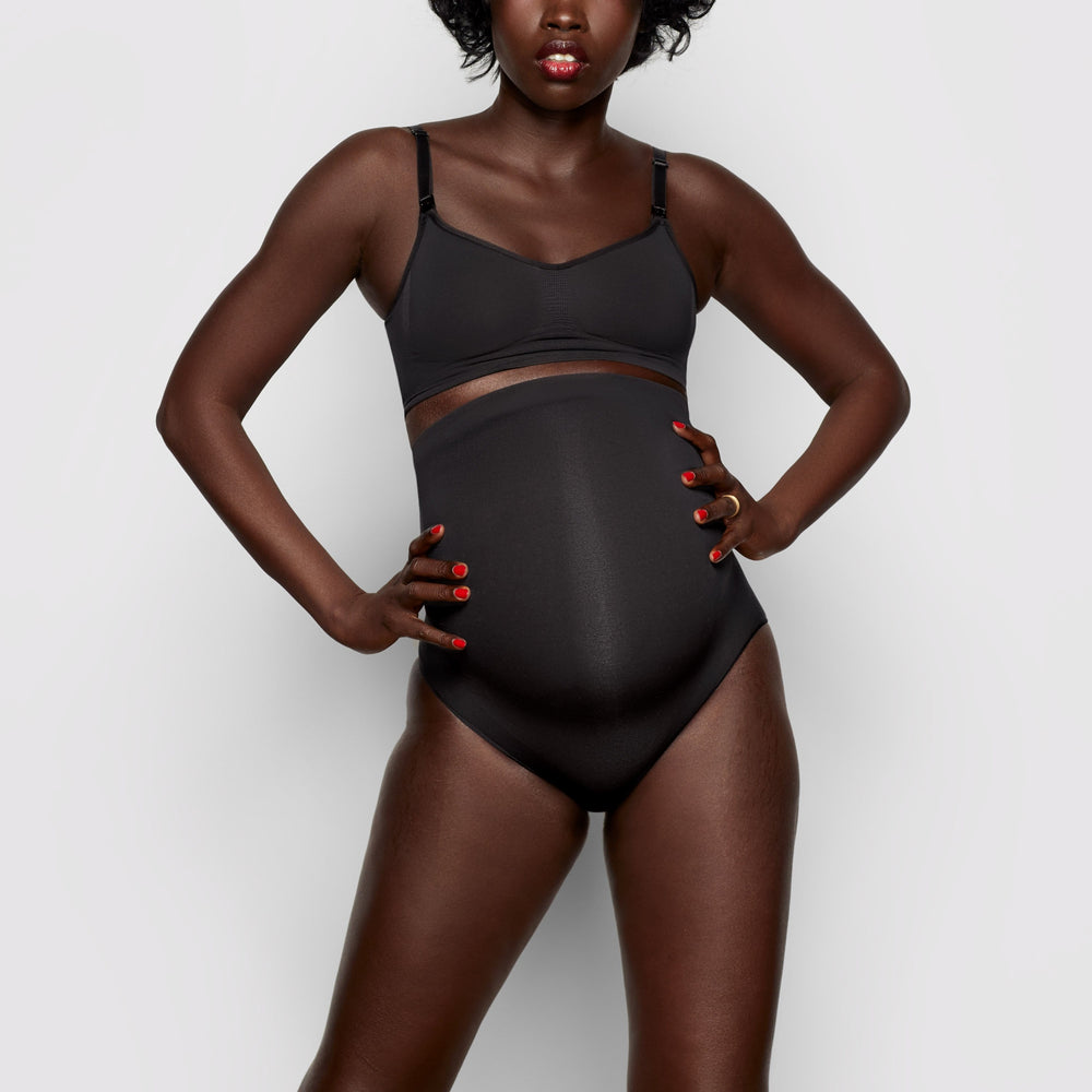 Skims MATERNITY SCULPTING HIGH WAIST BRIEF Maternity Shapewear Zwart | 18WIHYXKT