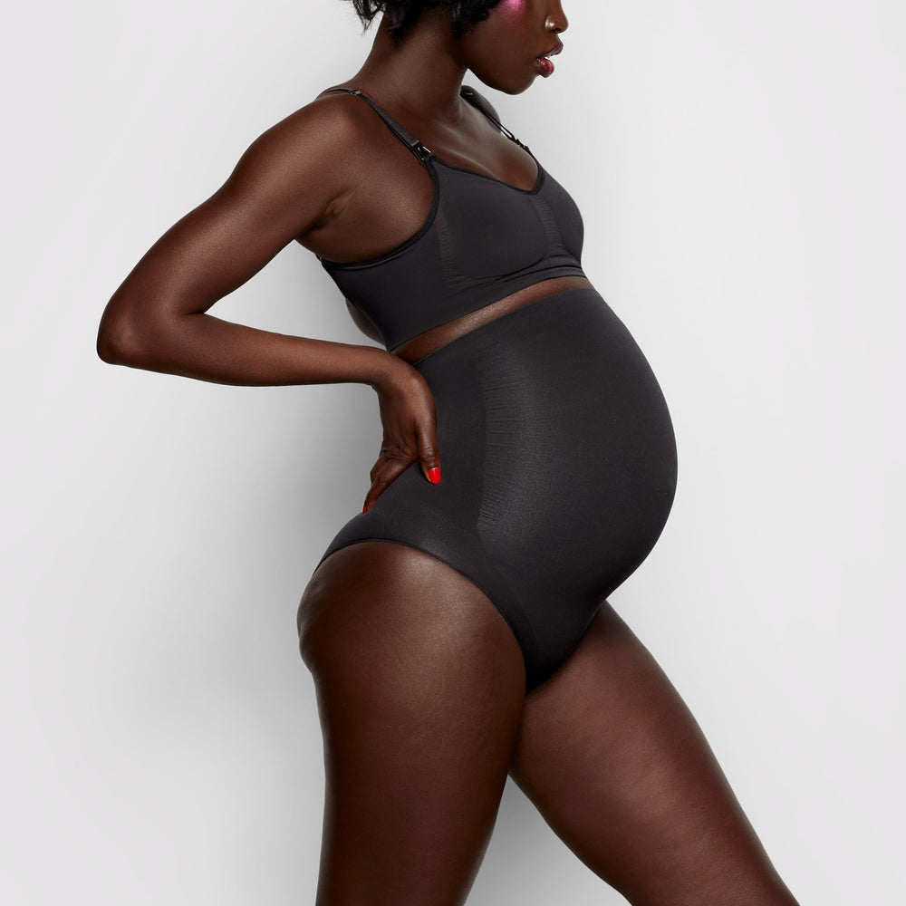 Skims MATERNITY SCULPTING HIGH WAIST BRIEF Maternity Shapewear Zwart | 18WIHYXKT