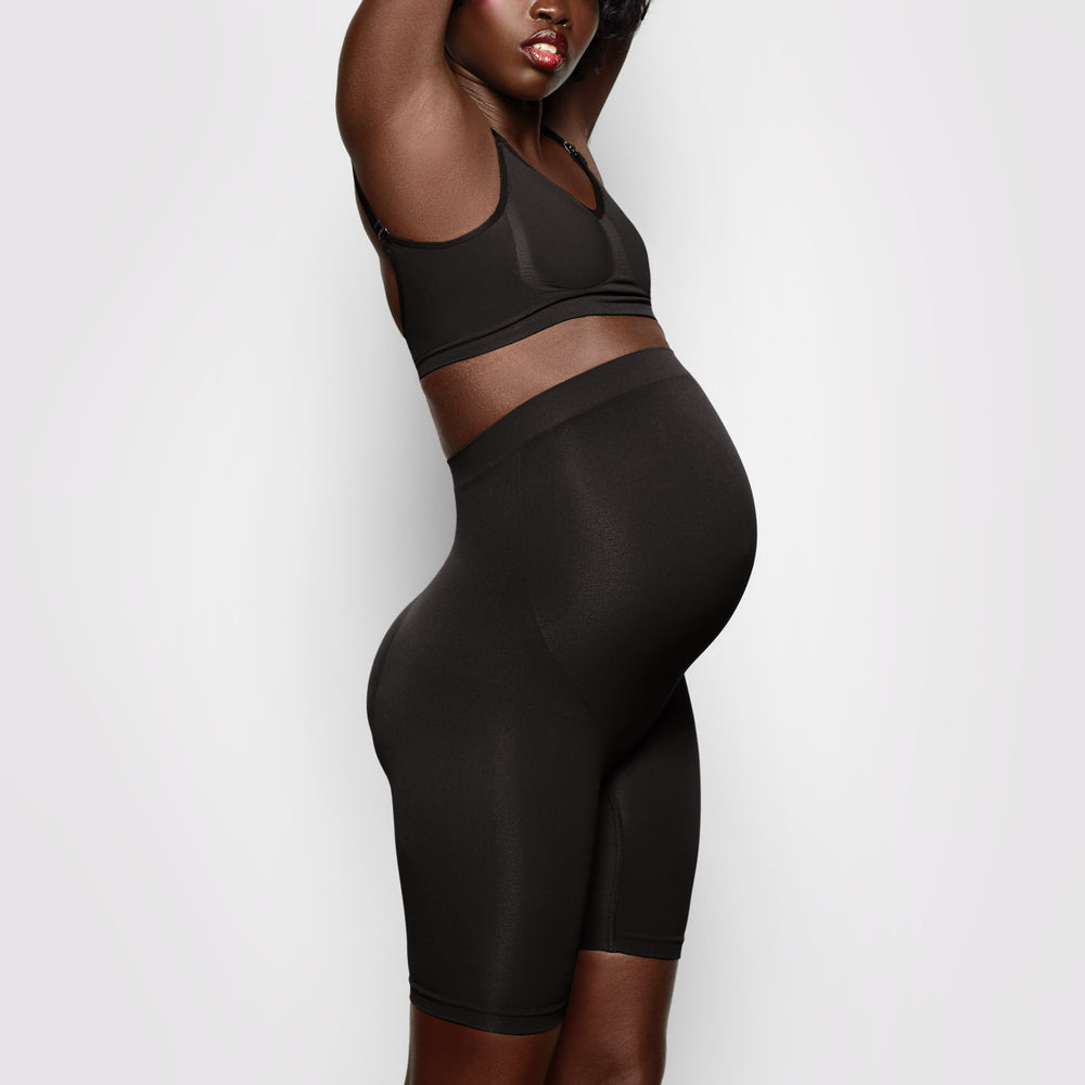Skims MATERNITY SCULPTING SHORT MID THIGH Maternity Shapewear Zwart | 53ZKUVHYM