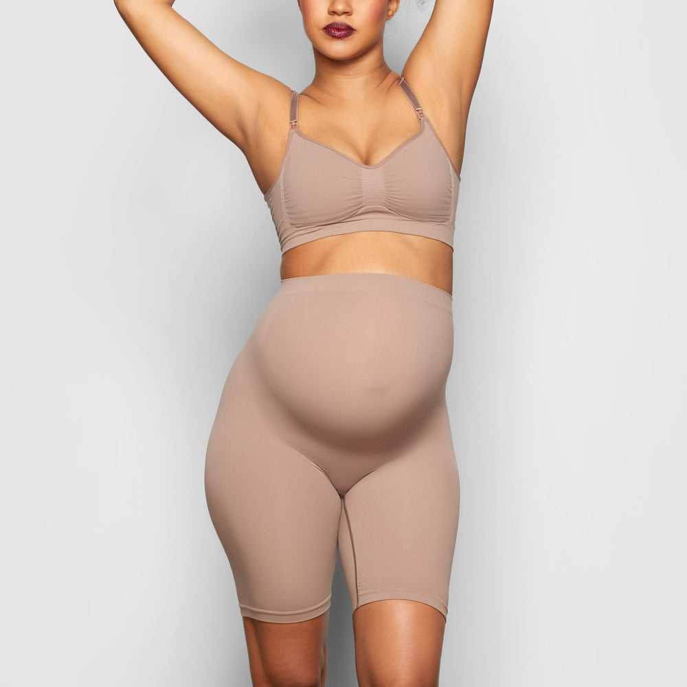Skims MATERNITY SCULPTING SHORT MID THIGH Maternity Shapewear Bruin | 61ZGIEQBP