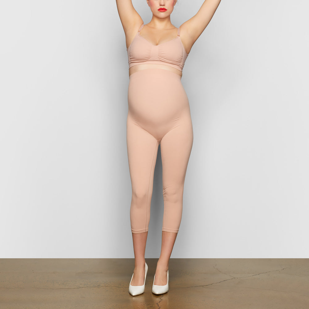 Skims MATERNITY SOLUTIONWEAR TIGHT Maternity Shapewear Beige | 80NKRSXWG