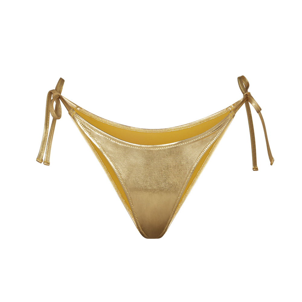 Skims METALLIC SWIM DIPPED TIE BOTTOMS Two Pieces Goud | 07ZFRDXNJ