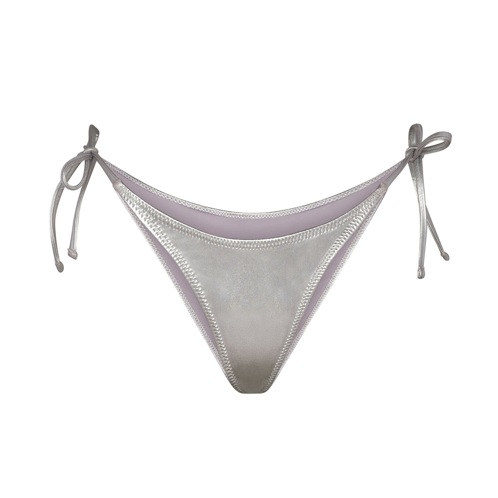 Skims METALLIC SWIM DIPPED TIE BOTTOMS Two Pieces Grijs | 75OLXWHBQ