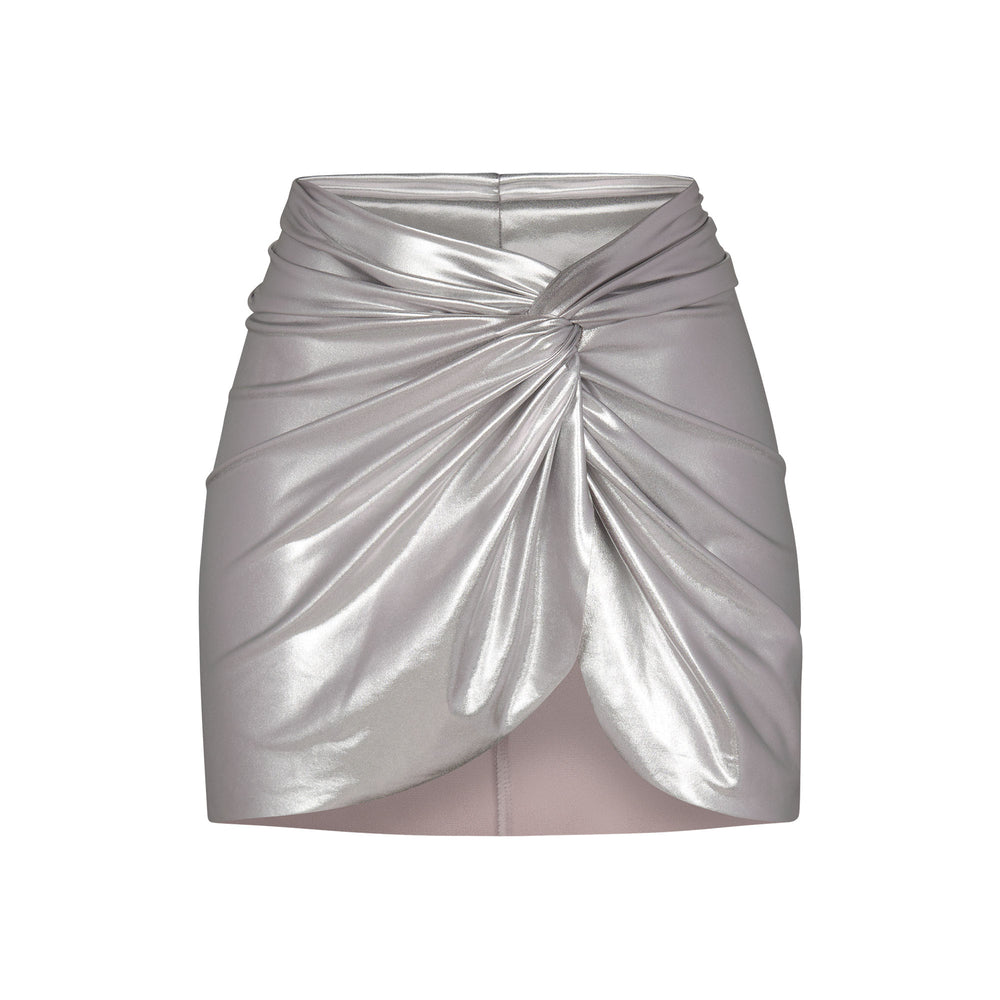 Skims METALLIC SWIM SARONG MINI SKIRT Two Pieces Grijs | 97UNAPZHK