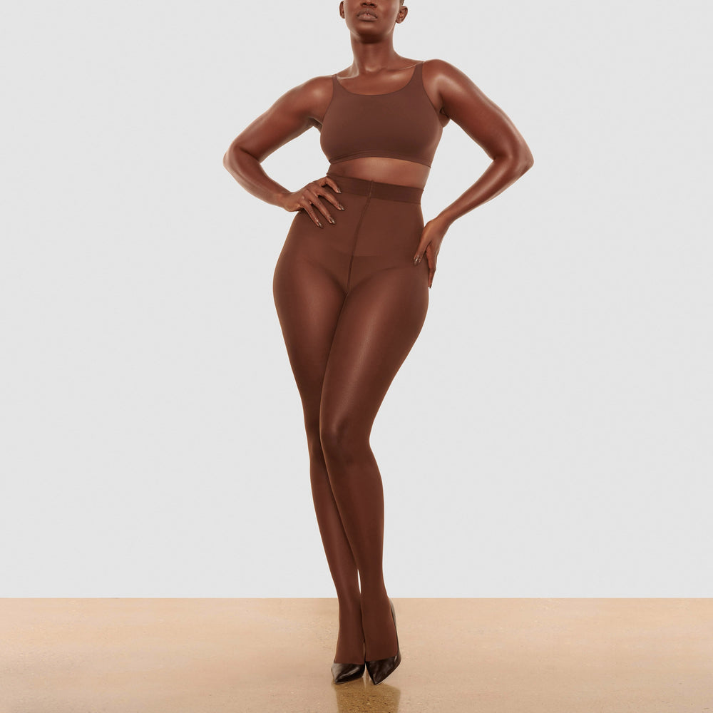 Skims MID SUPPORT Tights Chocola | 02HIXNKYE