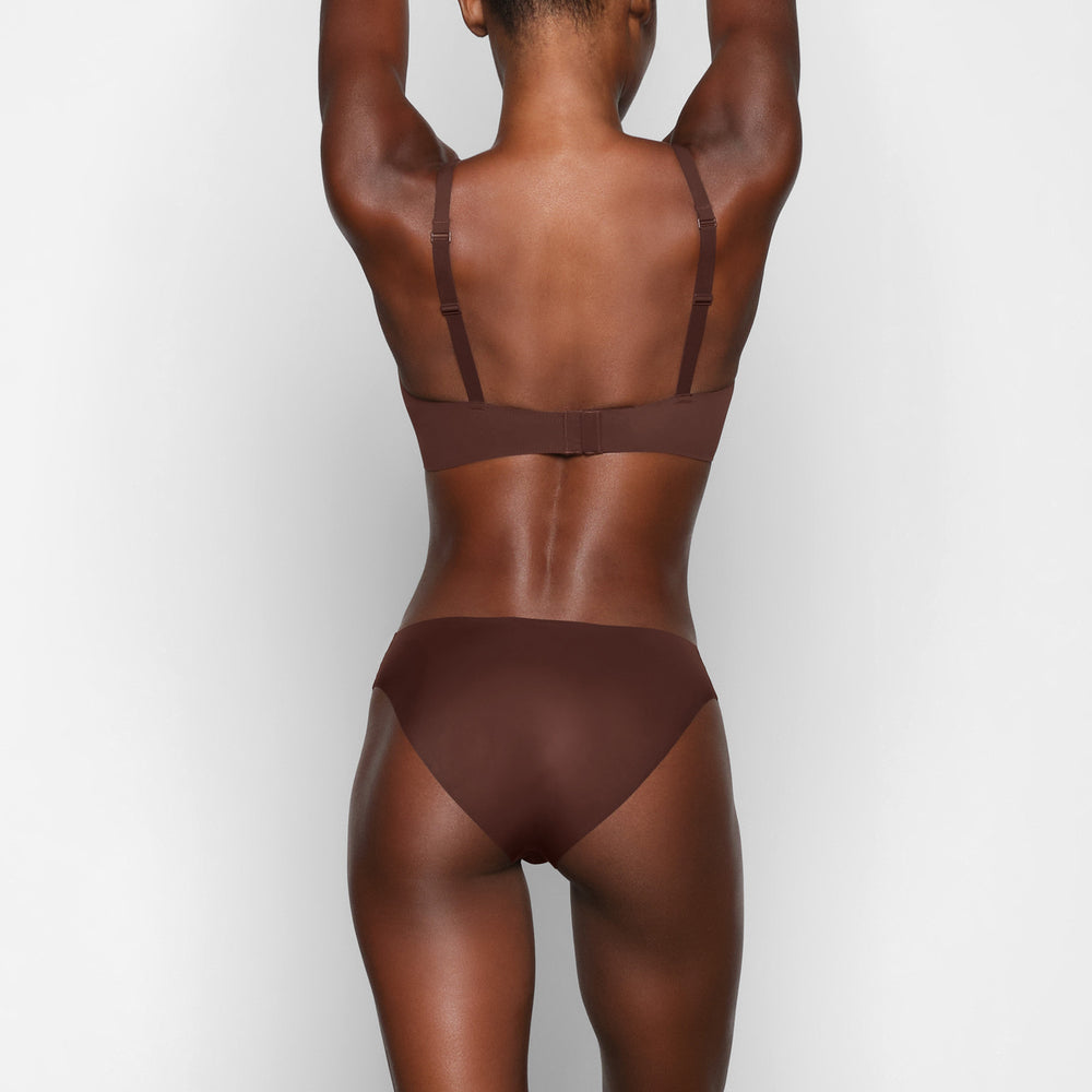 Skims NAKED Plunge Bra Chocola | 94YVOTDRZ