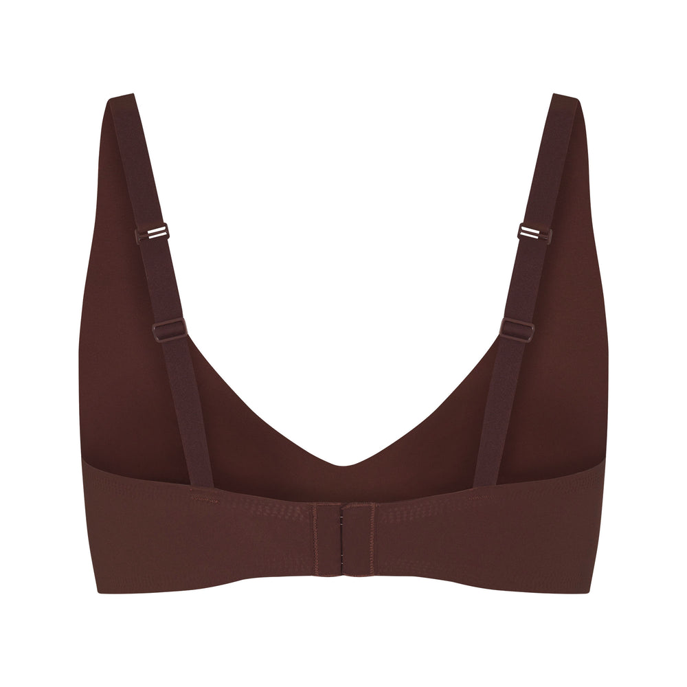 Skims NAKED Plunge Bra Chocola | 94YVOTDRZ