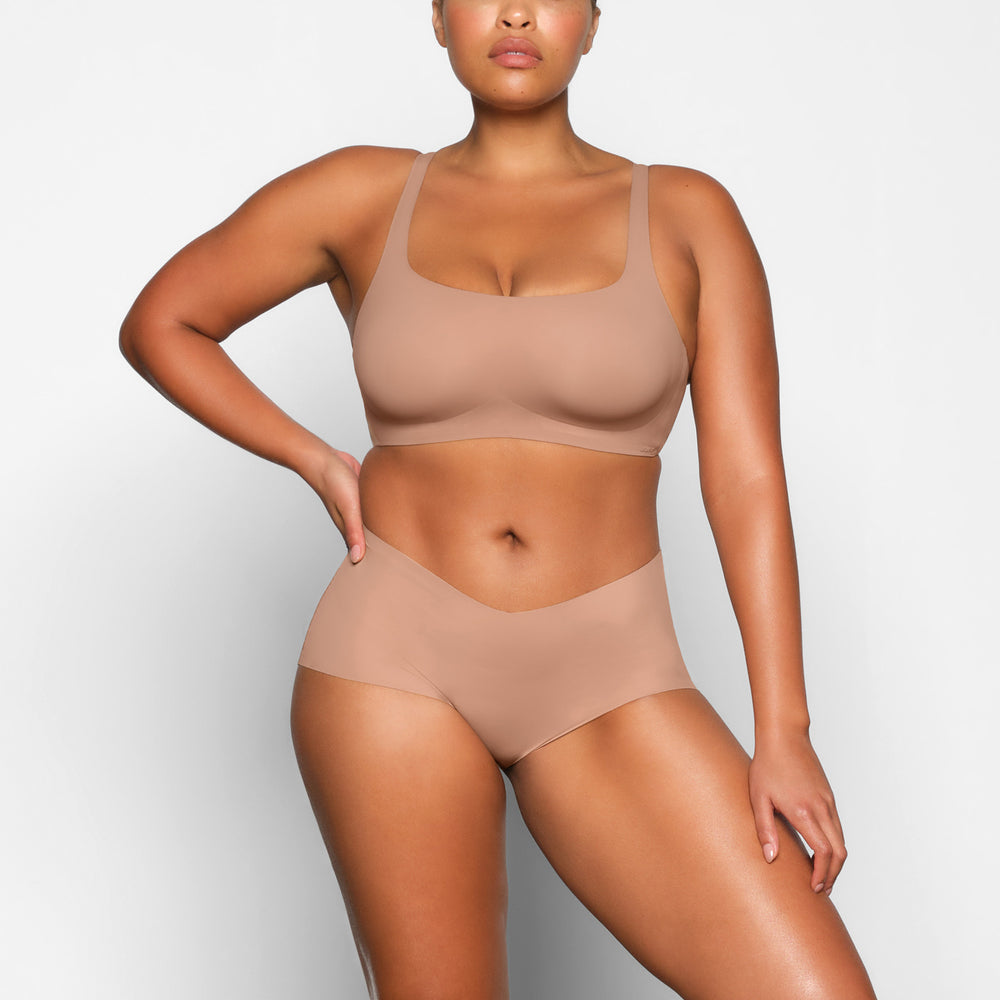 Skims NAKED Scoop Neck Bra Abrikoos | 09JFZISDV