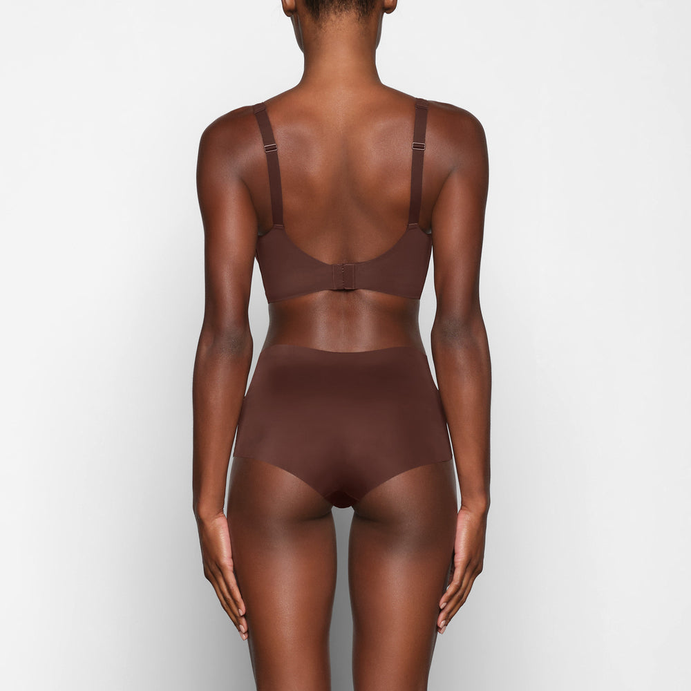 Skims NAKED Scoop Neck Bra Chocola | 42CAVFMTW