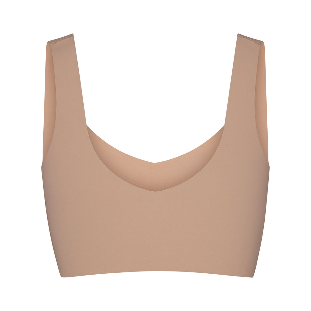 Skims NAKED TANK Plunge Bra Beige | 39FBLPSND