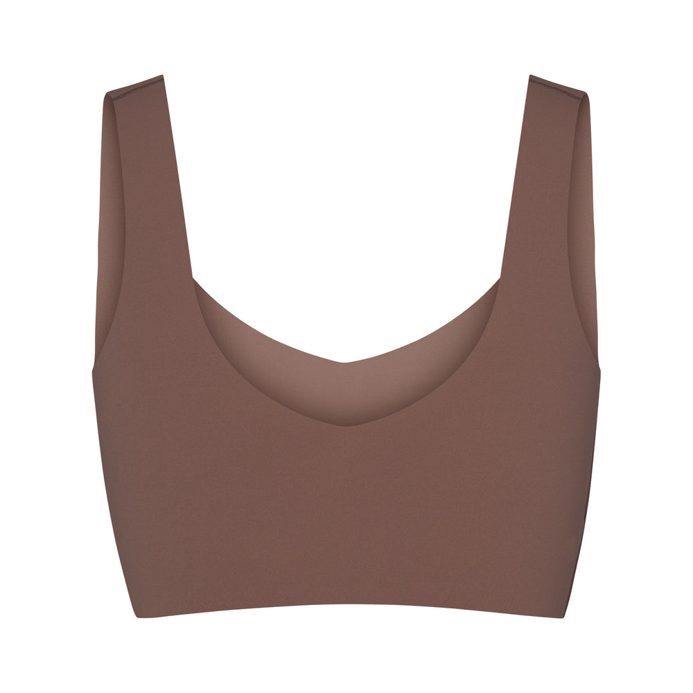 Skims NAKED TANK Plunge Bra Bruin | 06PADEITH