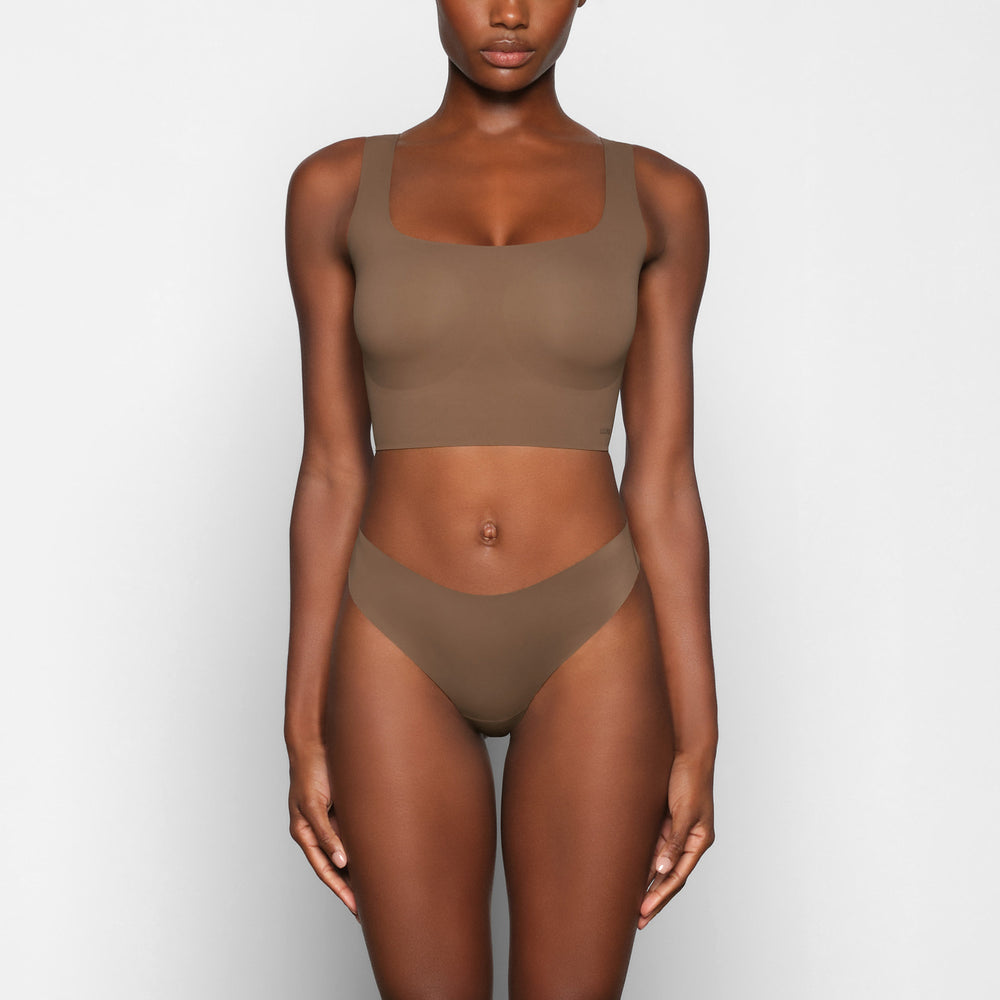 Skims NAKED TANK Scoop Neck Bra Abrikoos | 29EVBQALN