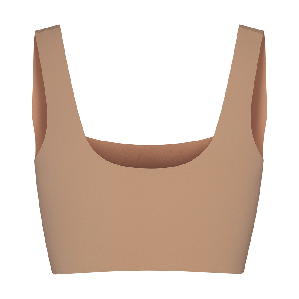 Skims NAKED TANK Scoop Neck Bra Beige | 35YBWQDCO