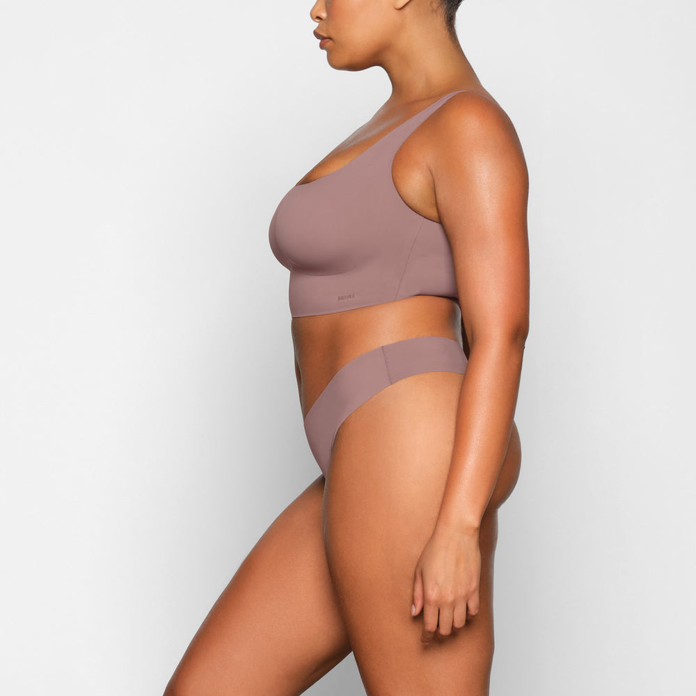 Skims NAKED TANK Scoop Neck Bra Bruin | 18EZHCNUJ