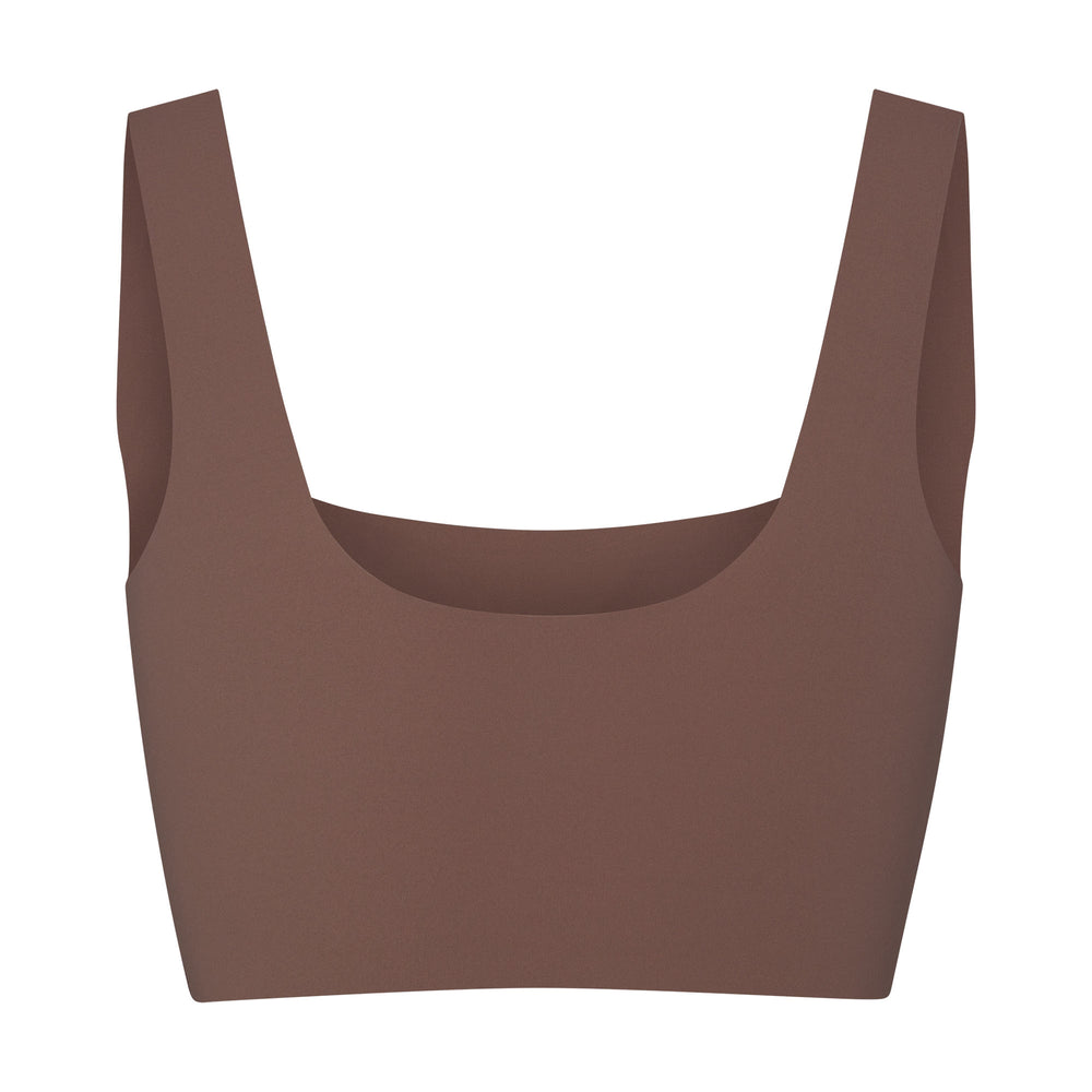 Skims NAKED TANK Scoop Neck Bra Bruin | 18EZHCNUJ
