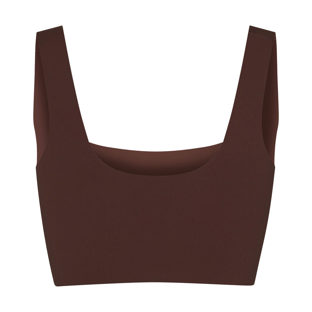 Skims NAKED TANK Scoop Neck Bra Chocola | 10GHCQNDV