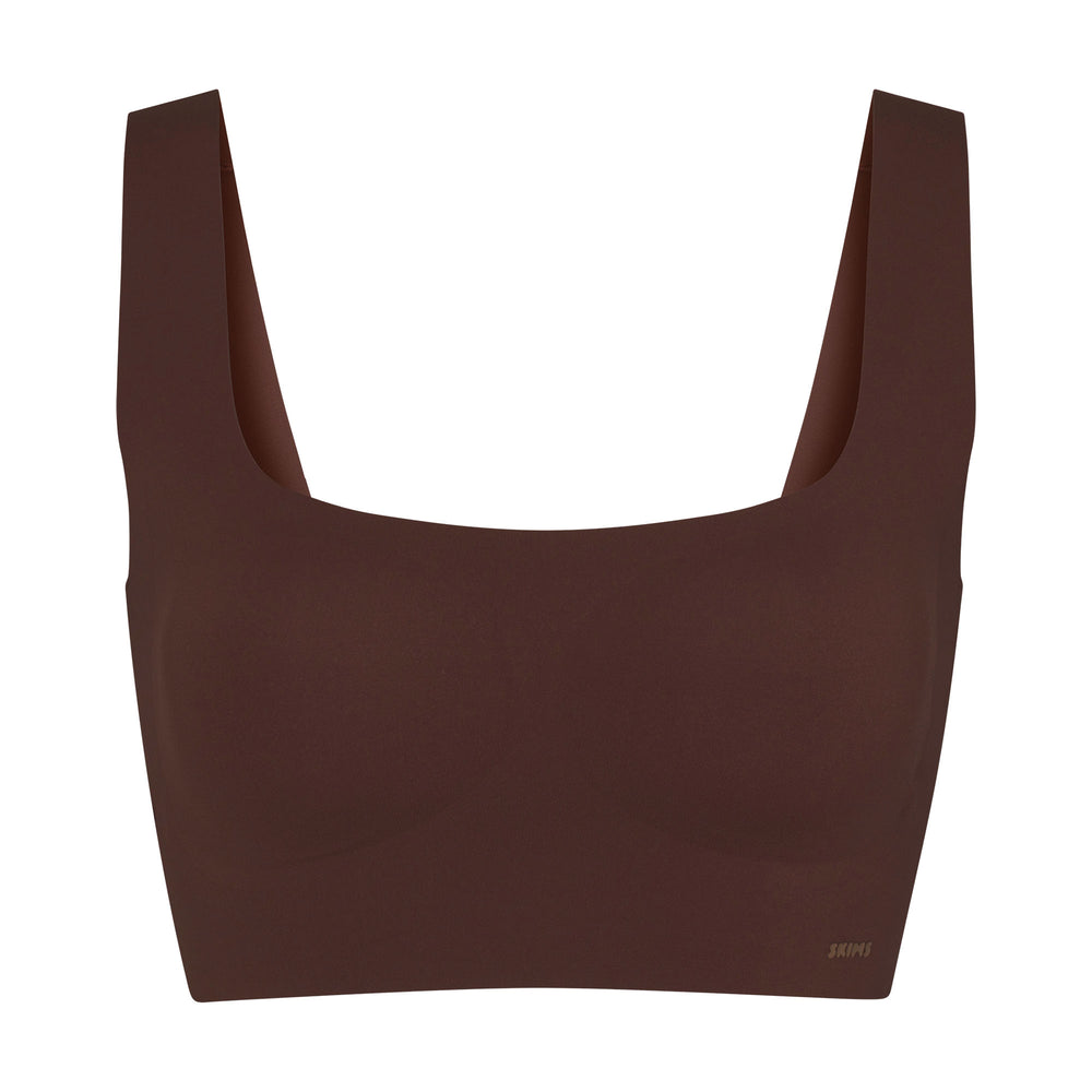 Skims NAKED TANK Scoop Neck Bra Chocola | 10GHCQNDV