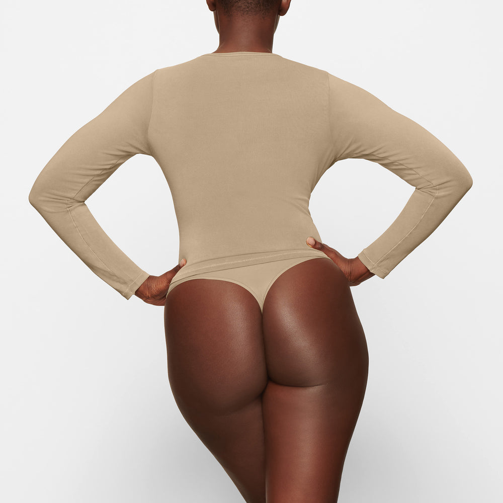 Skims NEW VINTAGE LONG SLEEVE T-shirt Abrikoos | 34ATWKOBS