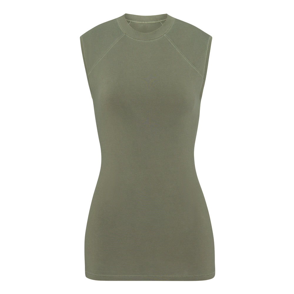 Skims NEW VINTAGE RAGLAN Tank Groen | 95PZUIVES