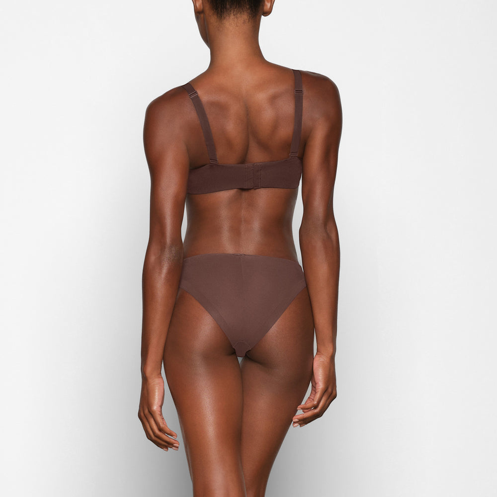 Skims NO SHOW MOLDED UNLINED Balconette Bra Chocola | 90JDBORVZ