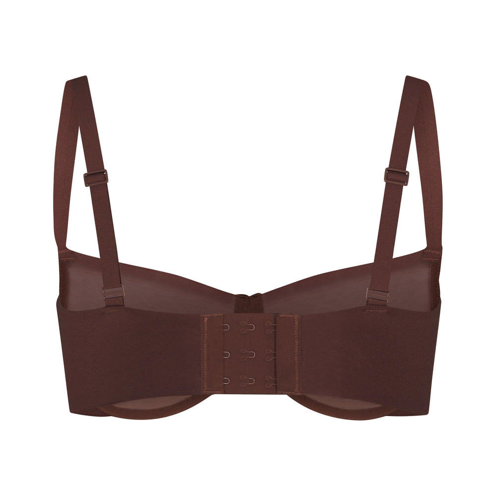 Skims NO SHOW MOLDED UNLINED Balconette Bra Chocola | 90JDBORVZ