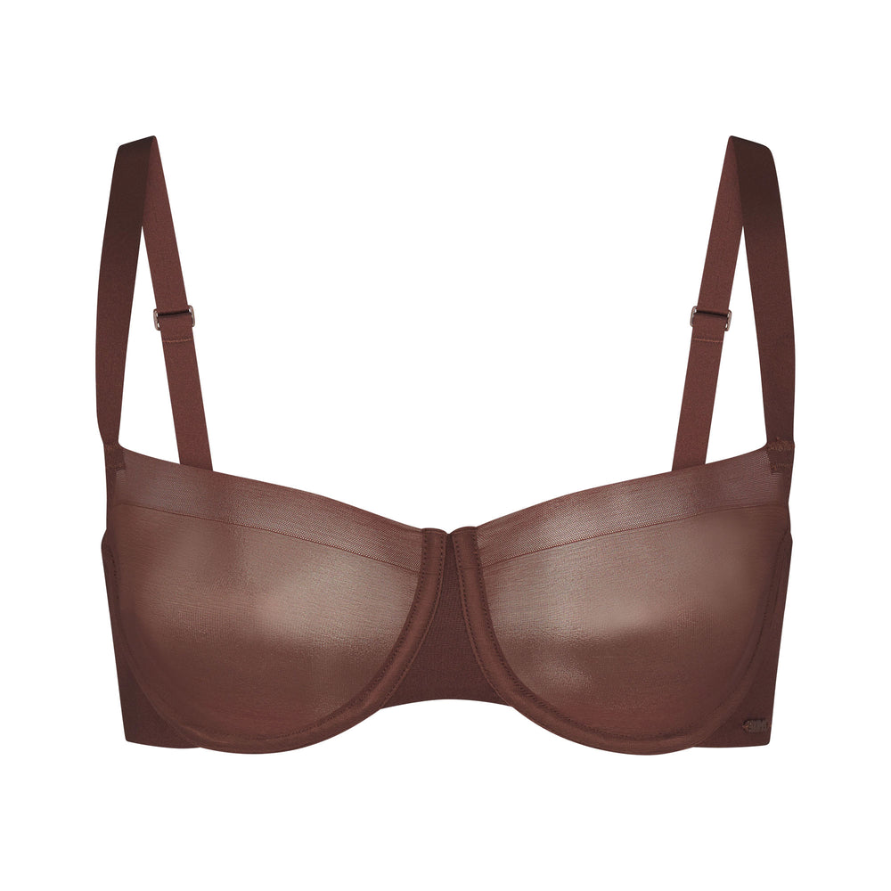 Skims NO SHOW MOLDED UNLINED Balconette Bra Chocola | 90JDBORVZ