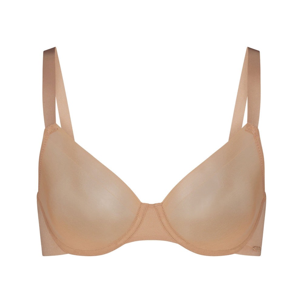 Skims NO SHOW MOLDED UNLINED Demi Bra Beige | 58CGYDXNP