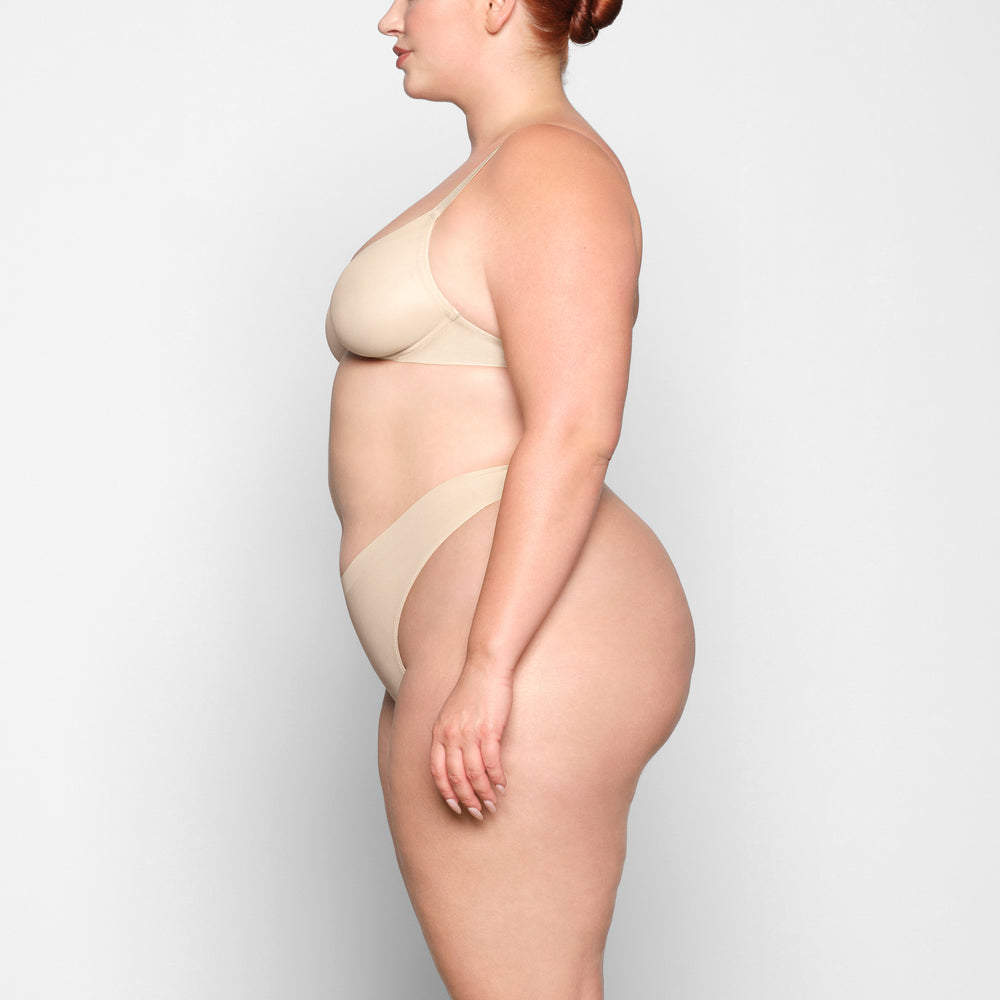Skims NO SHOW MOLDED UNLINED Demi Bra Bruin | 43FMYZHIG
