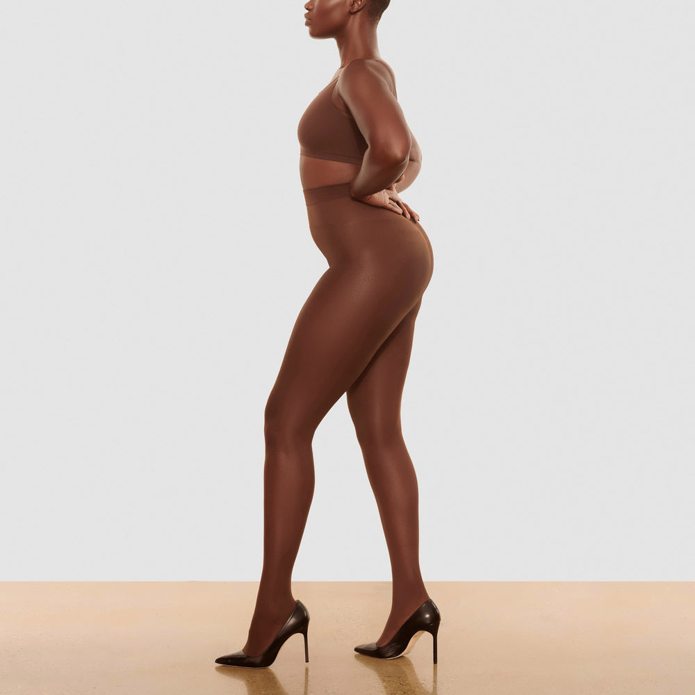 Skims NUDE SUPPORT Tights Chocola | 67RBNVMFT