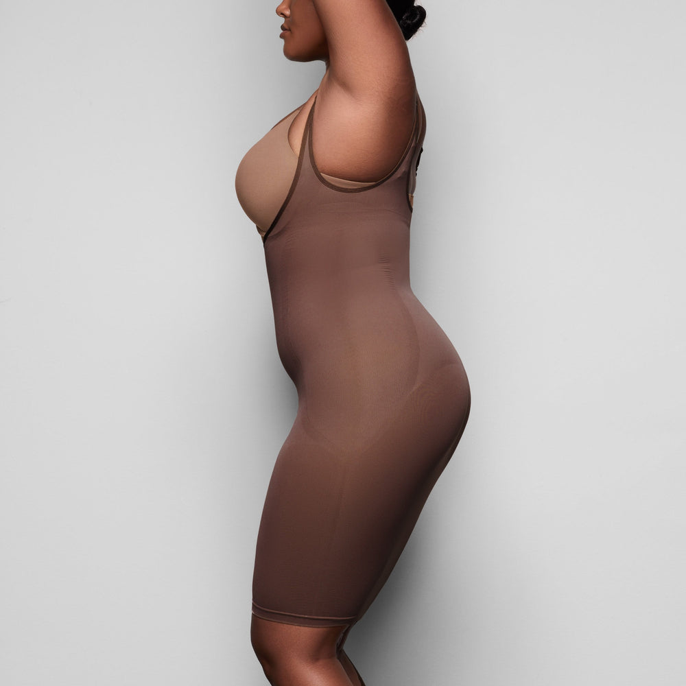 Skims OPEN BUST SLIP Jurk Abrikoos | 37FLBHKYG
